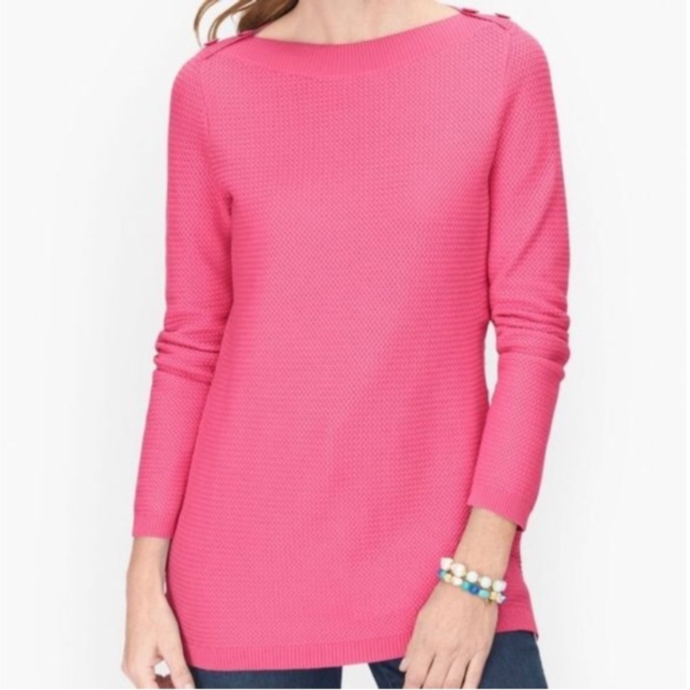 TALBOTS BASKET WEAVE SWEATER